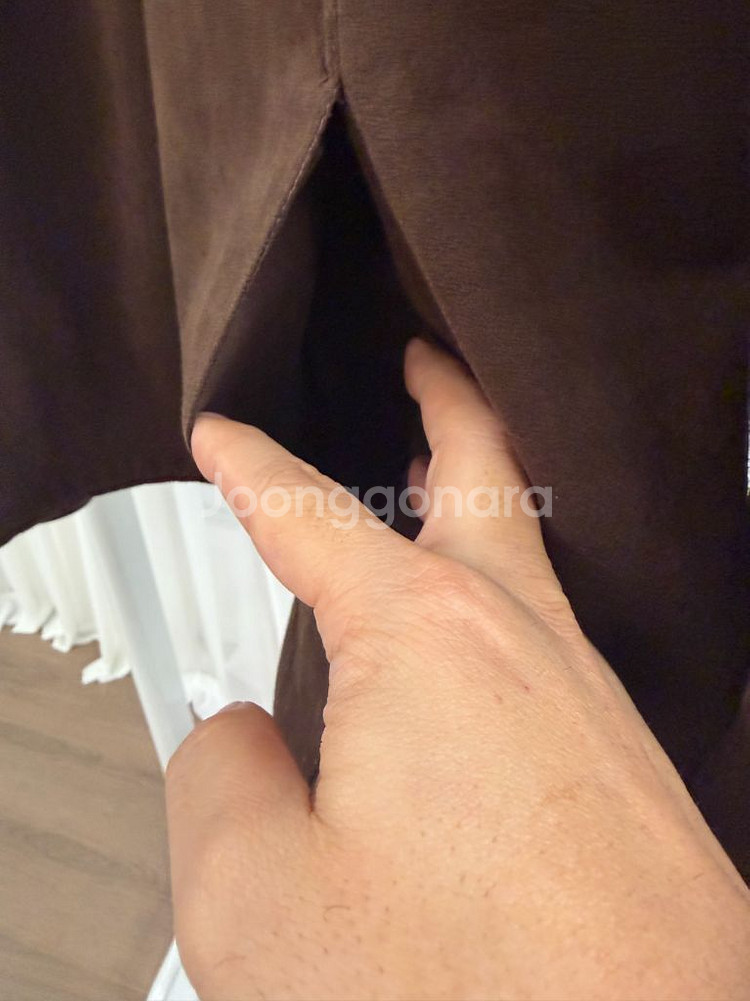 준지 울트라 스웨이드 브라운 셔츠 44사이즈(105사이즈) 새제품 팝니다--5