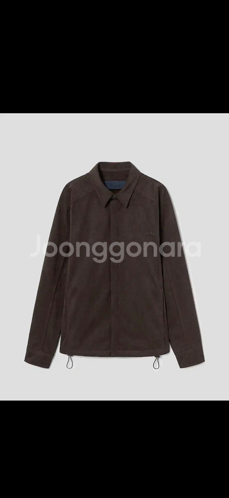 준지 울트라 스웨이드 브라운 셔츠 44사이즈(105사이즈) 새제품 팝니다--7