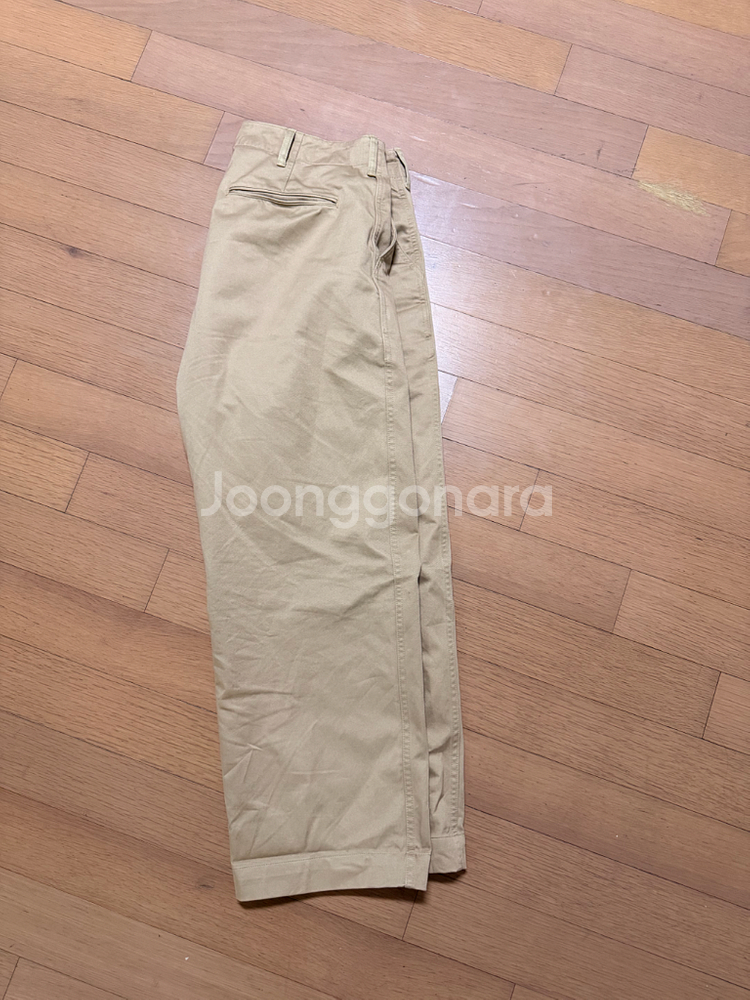 브론슨 1942 US Army Chino 치노 카키 36사이즈 남성 면바지 36--5