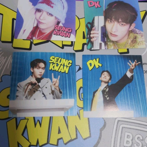 세븐틴 부석순 청바지 도겸이 승관이스티커와포토카드