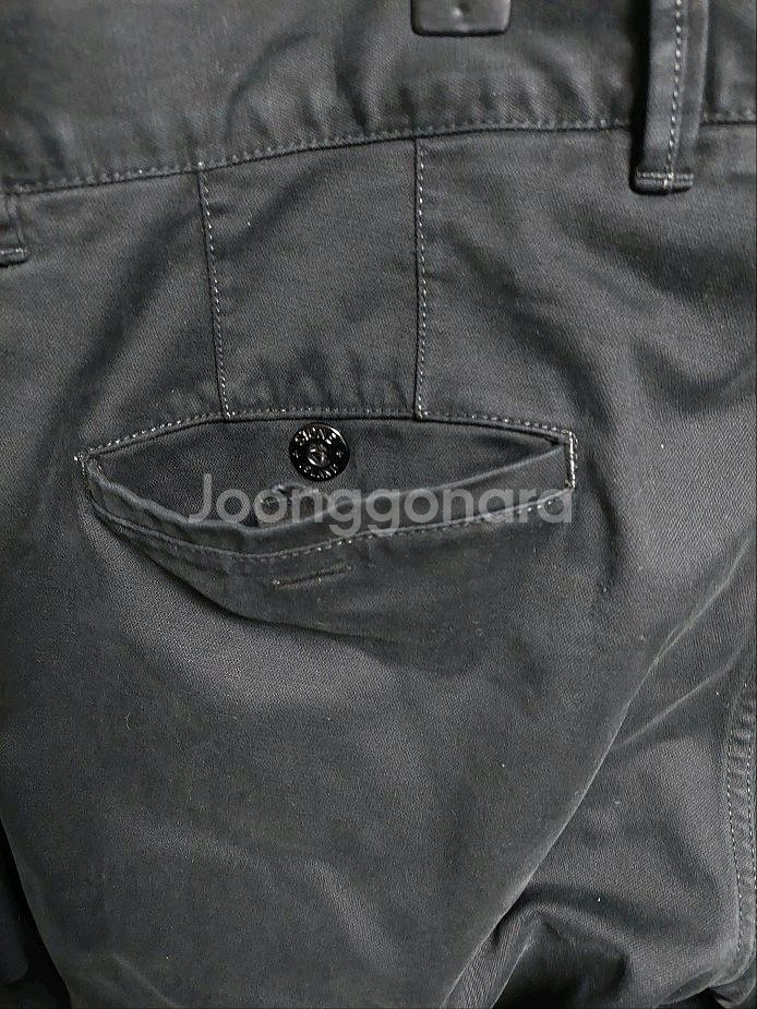 스톤아일랜드 블랙 남성 면바지 w32 백화점판--6