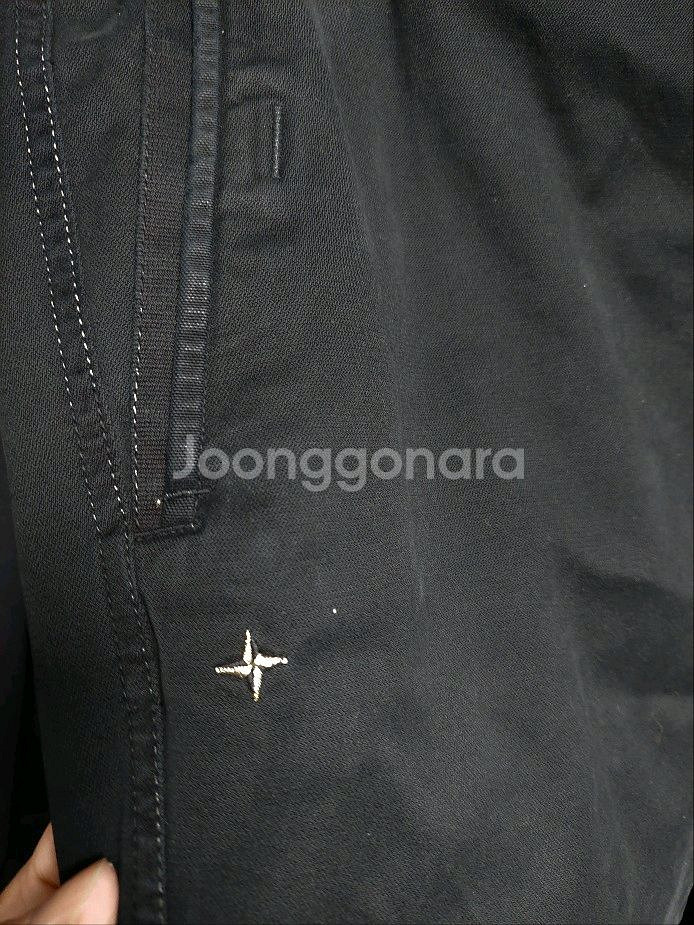 스톤아일랜드 블랙 남성 면바지 w32 백화점판--2
