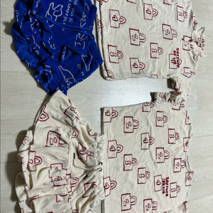 리미떼두두 타올지 원피스 상하세트 치마바지 아기옷