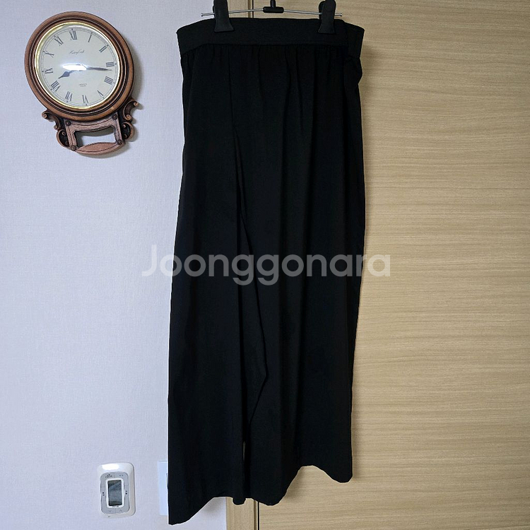 구호(KUHO) 비대칭 와이드 팬츠 (짝바지)--4