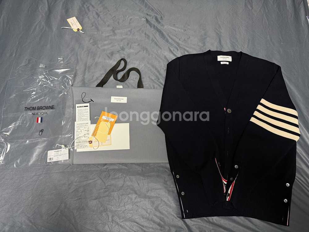 [백화점판] 톰브라운 밀라노스티치 네이비 사이즈3--0