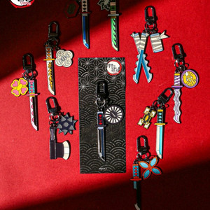 메가박스 귀멸의칼날 일륜도 키링 미개봉