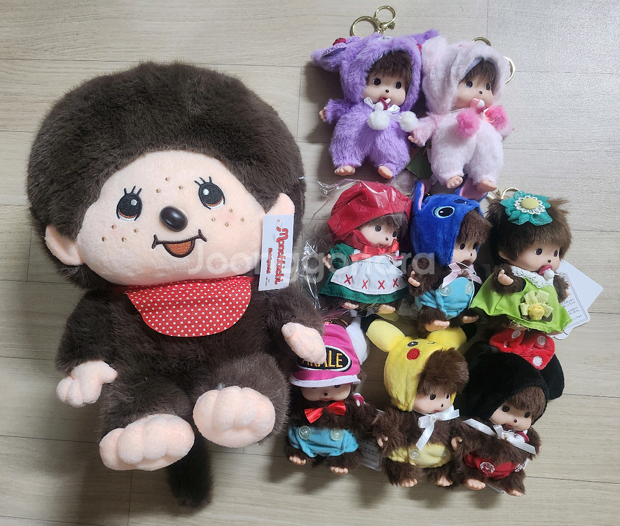 몬치치인형 키링 세트--0