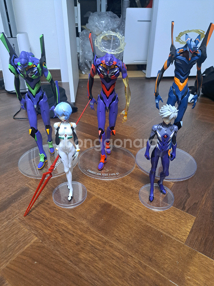 에반게리온 제일복권 피규어 세트--0