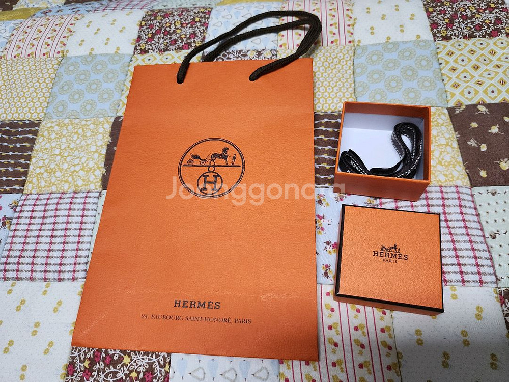 에르메스 링 상자 박스 신발 쇼핑백--1