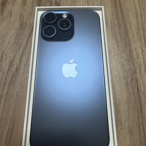 아이폰 15 프로 맥스 블루 티타늄