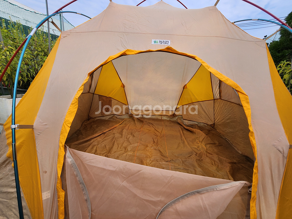 코오롱스포츠 6인용 캠핑텐트--3