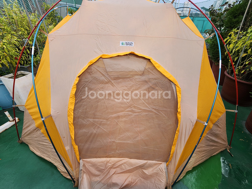 코오롱스포츠 6인용 캠핑텐트--4