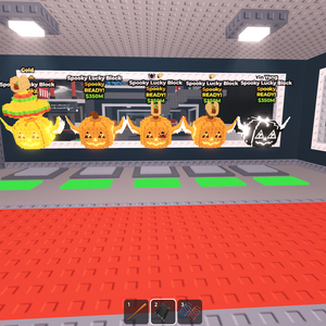 브레인롯즈 훔치기 스푸키 럭키블럭 10개