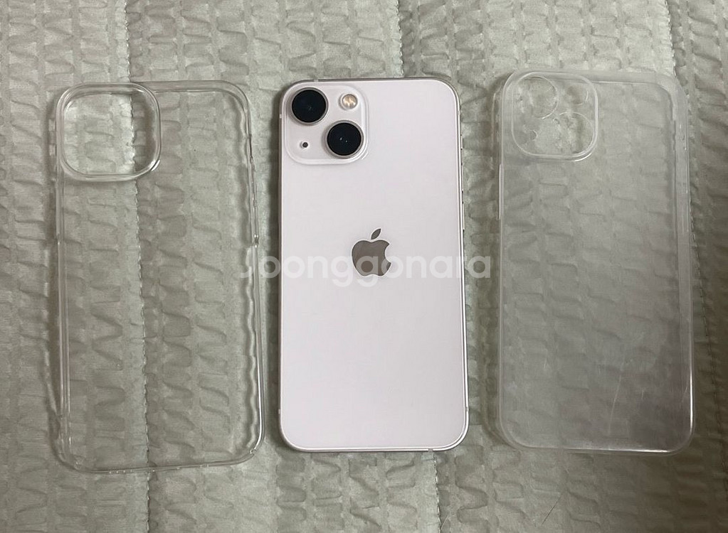 아이폰13미니 스타라이트 순정상태 배터리100--0