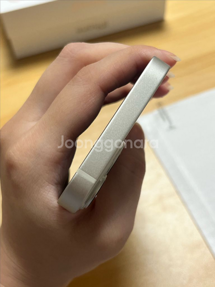 아이폰13미니 스타라이트 순정상태 배터리100--5