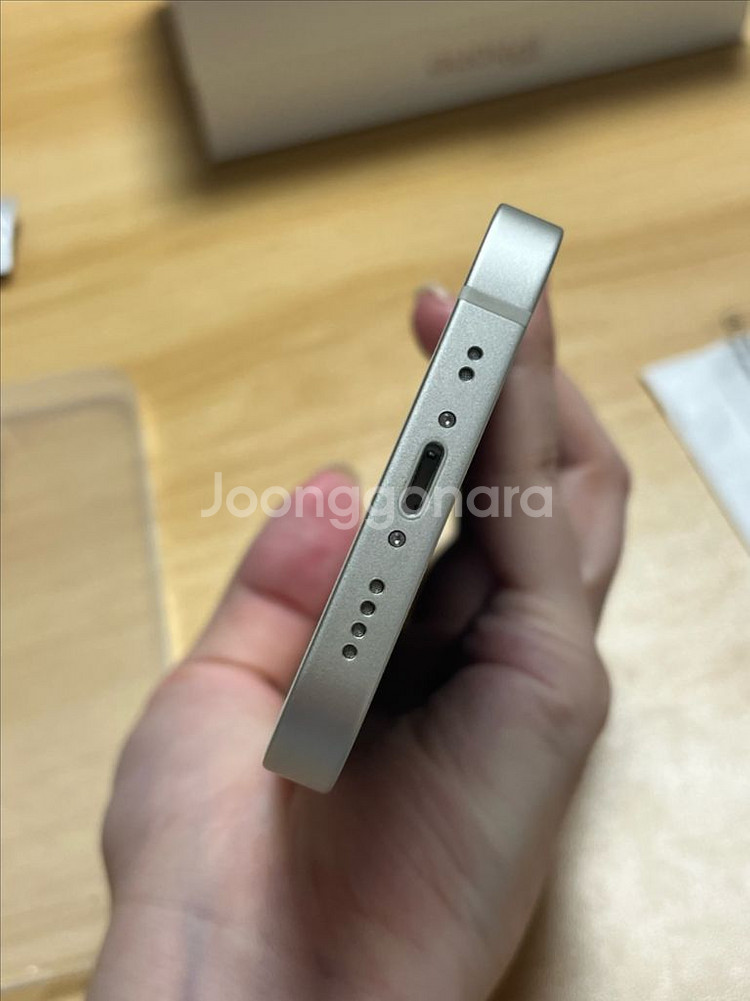 아이폰13미니 스타라이트 순정상태 배터리100--6