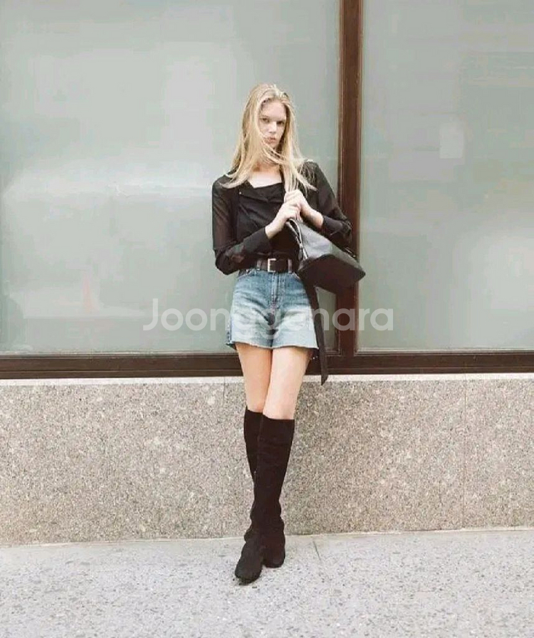 라플라 헤론 데님 쇼츠(XS)--2