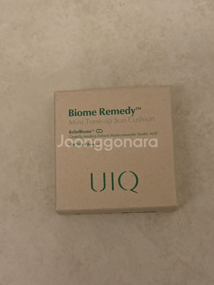 [새상품] 유이크 바이옴 레미디 톤업 선크림 + 톤쿠션 그린--0