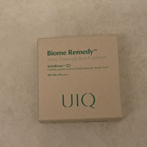 [새상품] 유이크 바이옴 레미디 톤업 선크림 + 톤쿠션 그린
