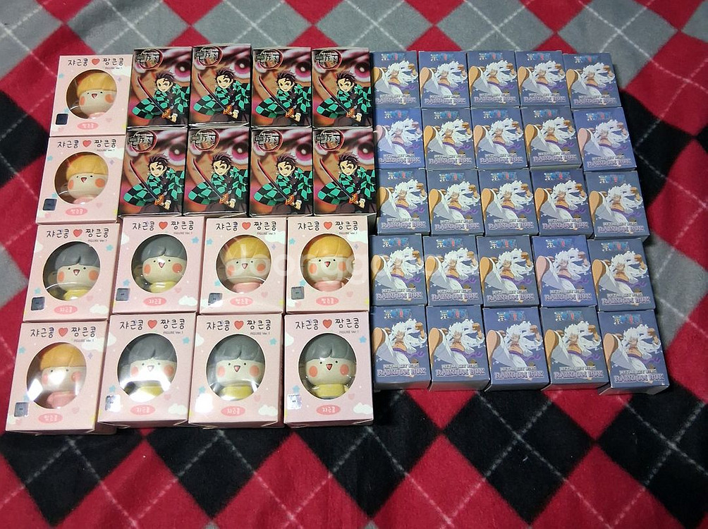 쟈근콩/짱큰콩/귀멸칼날피규어 짱구쿵푸피규어--3