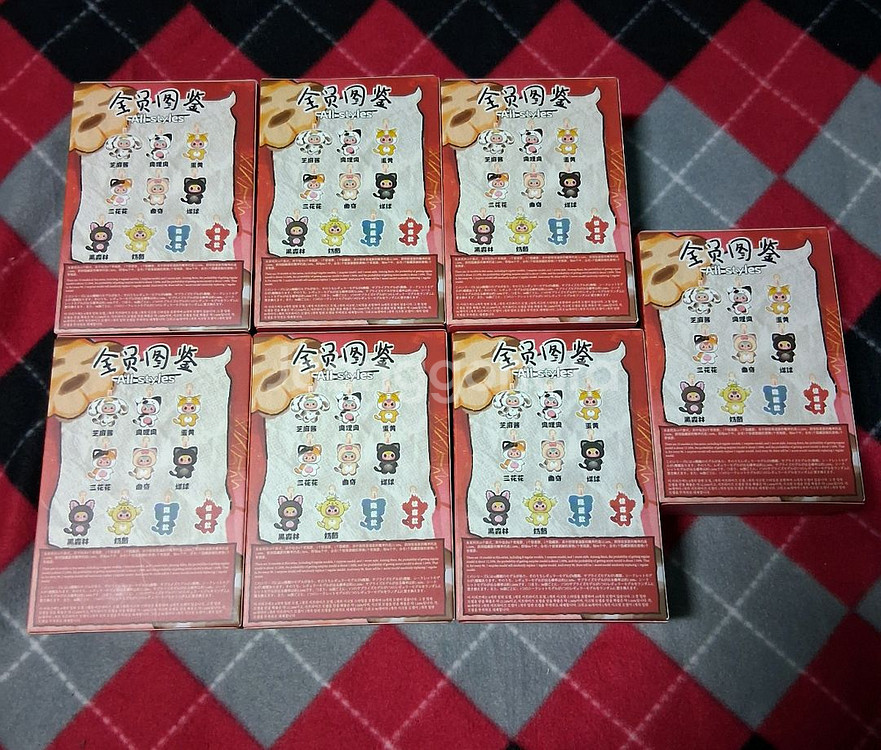 아고양이와강아지플러시블라인드상자 (키링)--2