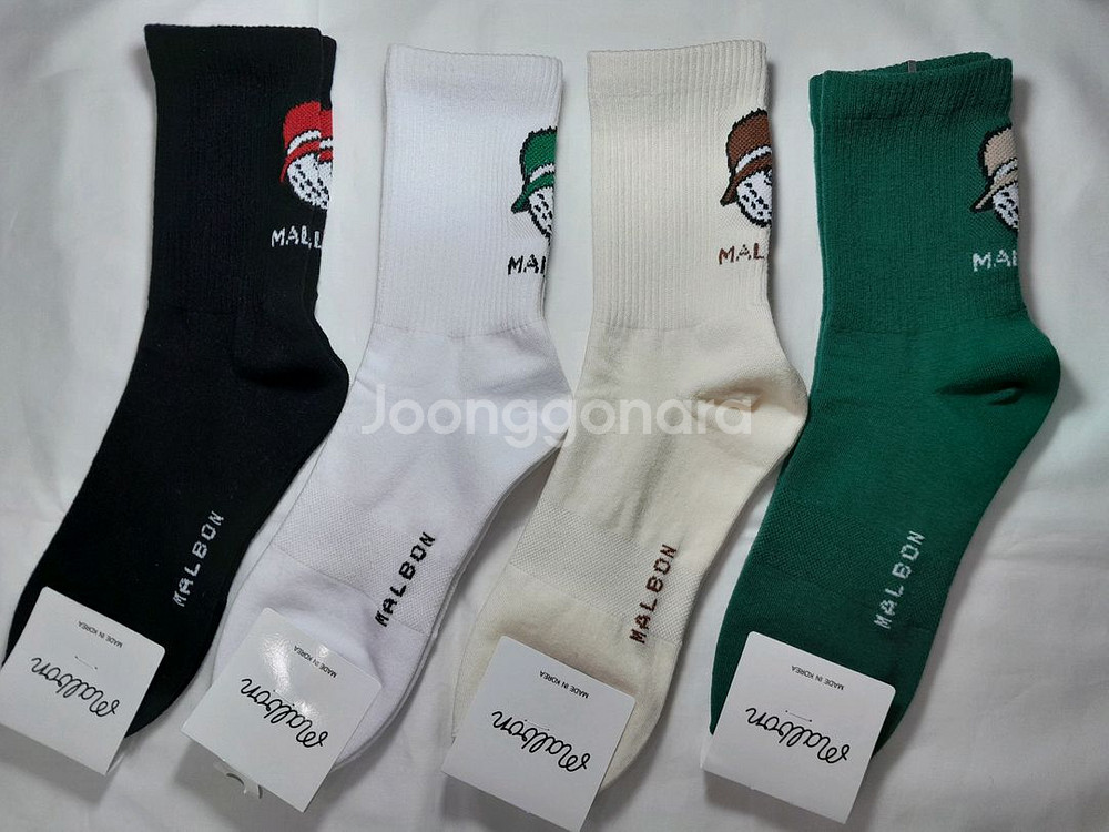 말본양말 12켤레 골프양말 기본바닥두께 남녀공용--1