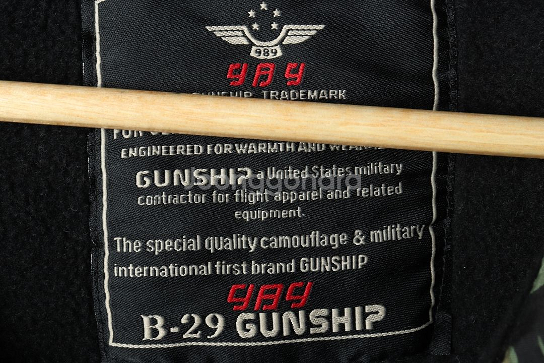 (M-XL) 브랜드빈티지 패딩 점퍼자켓 건쉽 밀리터리--6