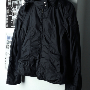 W(S) 타임 패딩 점퍼자켓 네이비 이태리