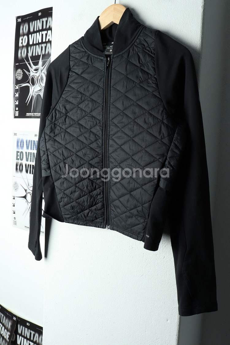 W(M) 나이키 집업 바람막이 점퍼자켓 런닝 블랙--0