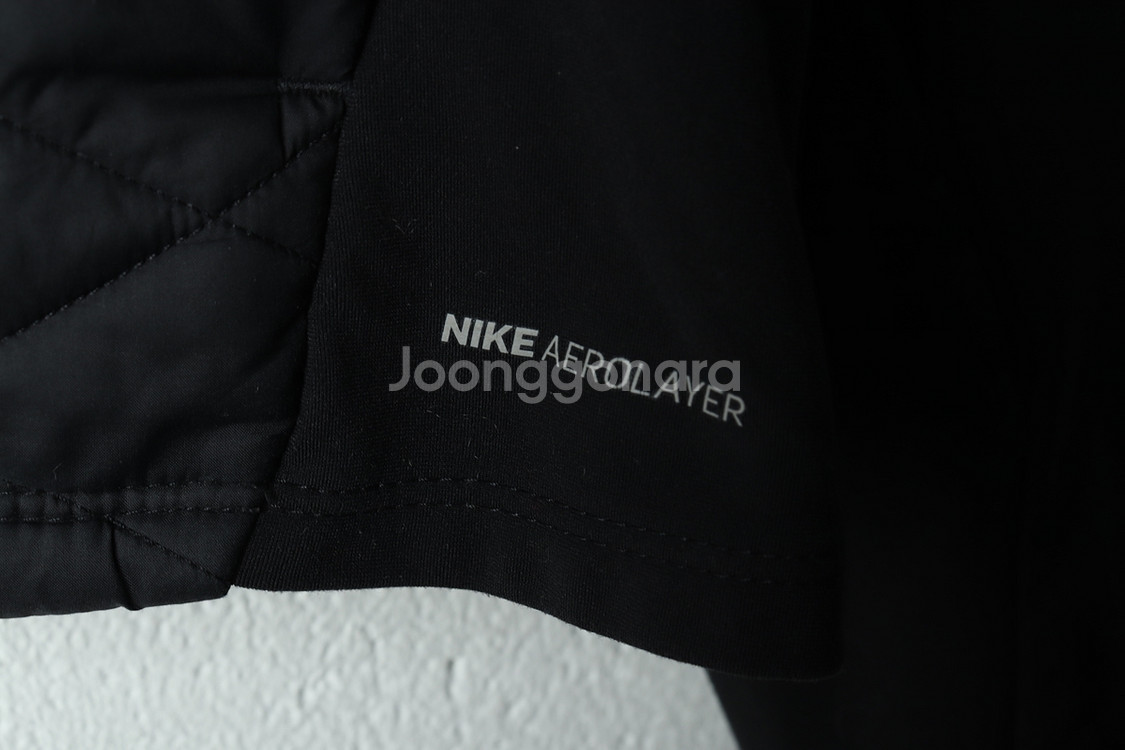 W(M) 나이키 집업 바람막이 점퍼자켓 런닝 블랙--4