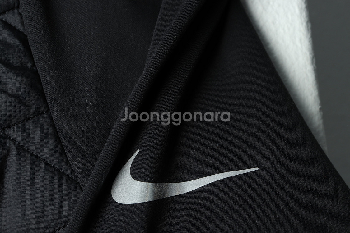 W(M) 나이키 집업 바람막이 점퍼자켓 런닝 블랙--5