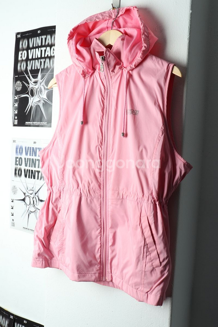 W(XL) 코오롱스포츠 집업 바람막이 점퍼자켓 조끼--0