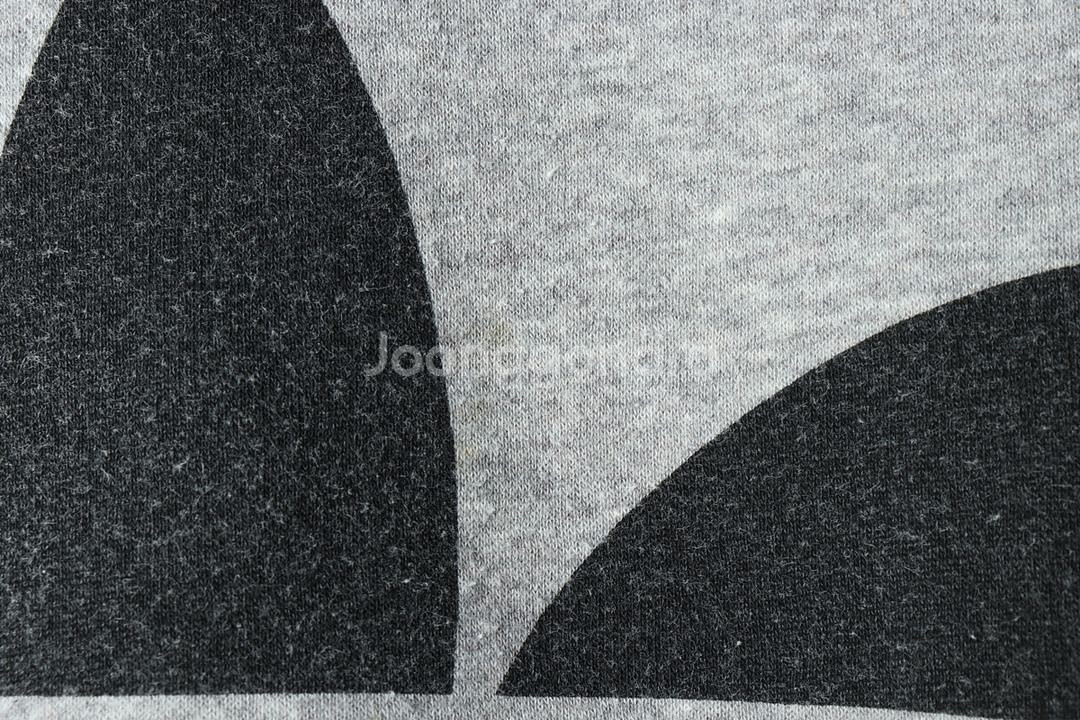 (XL) 아디다스 맨투맨 티셔츠 그레이 빅로고 기모--5