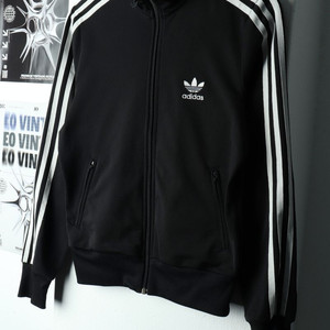 W(L) 아디다스 집업져지 트랙탑 오리지널 파버 블랙