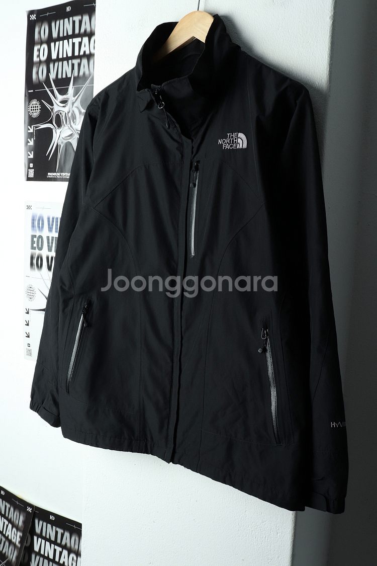 W(2XL) 노스페이스 집업 바람막이 점퍼자켓 블랙--0