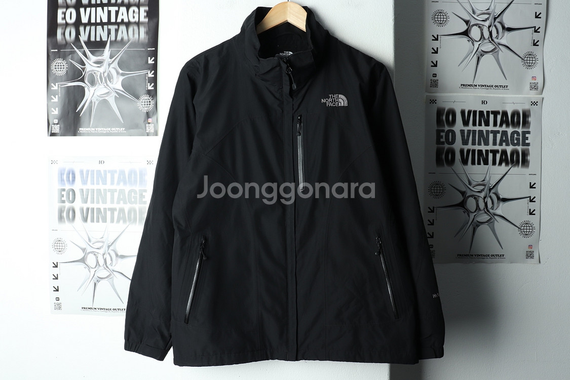 W(2XL) 노스페이스 집업 바람막이 점퍼자켓 블랙--1