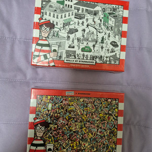 스타벅스 월리 프리퀀시 월리를 찾으라 미개봉 2종 1세트 일괄