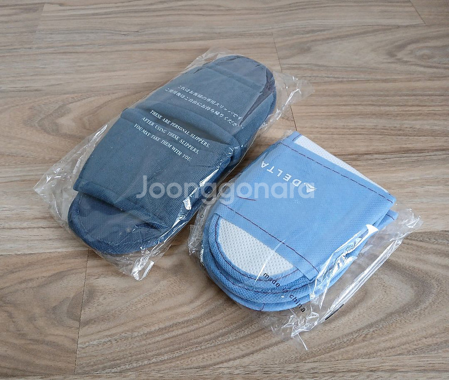 [새것] 기내용 슬리퍼 2개--0