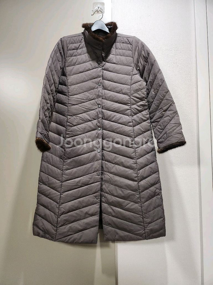 cm CUBE 밍크트리밍 다운 코트--0