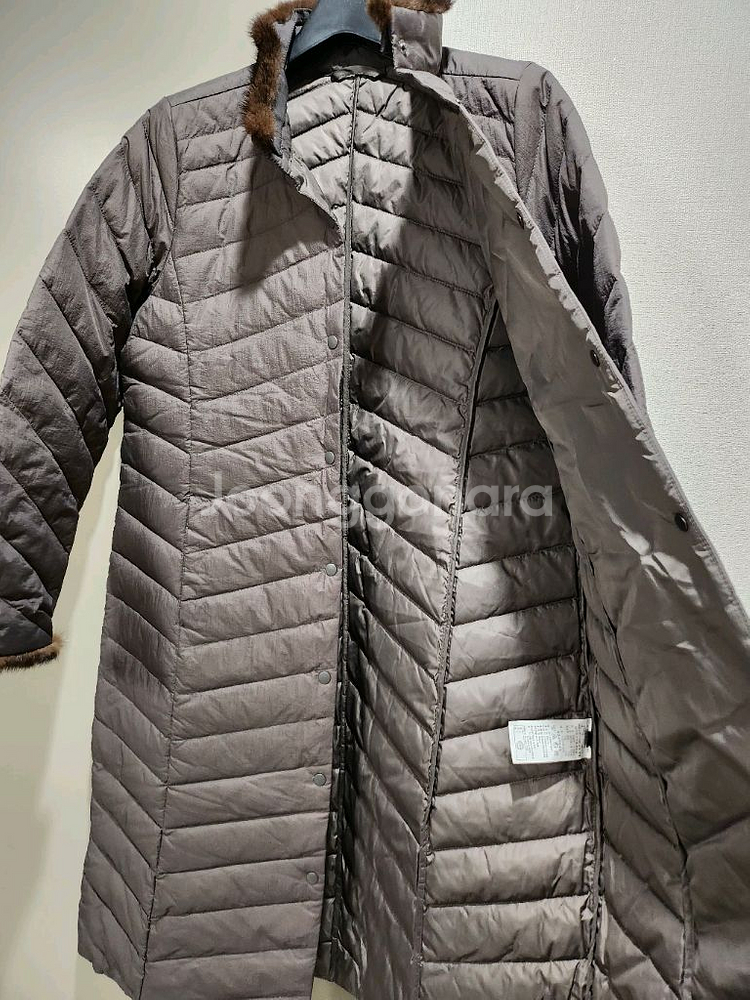 cm CUBE 밍크트리밍 다운 코트--2