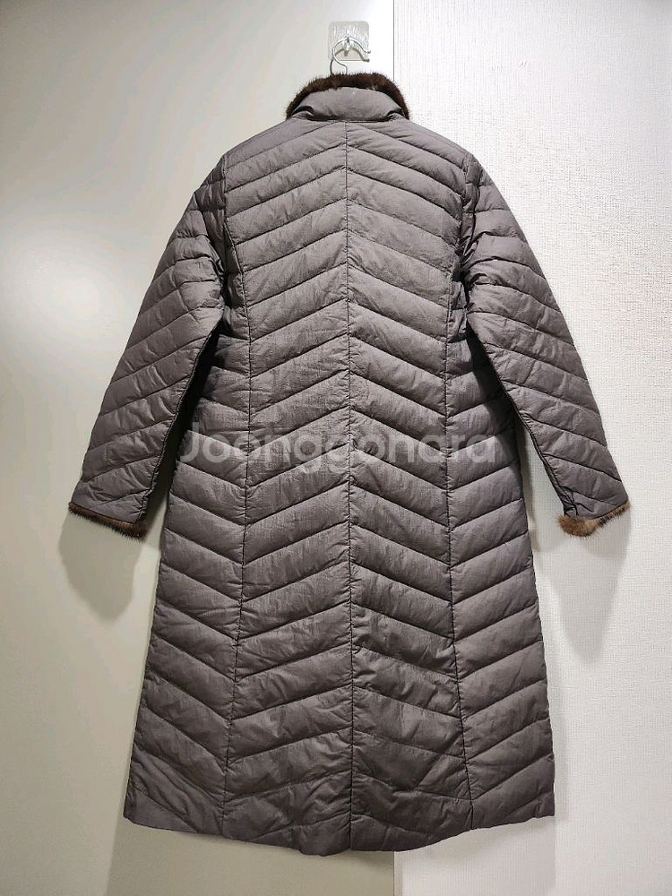 cm CUBE 밍크트리밍 다운 코트--1