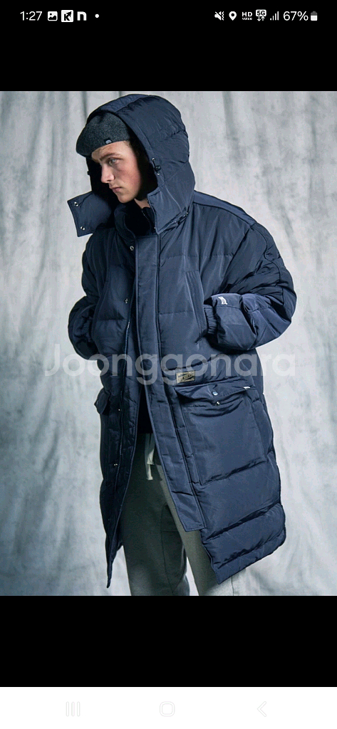 크리틱롱패딩 m사이즈 팝니다. + 새제품 후드 그루브라임m or 유니어패럴 L 둘중하나--3