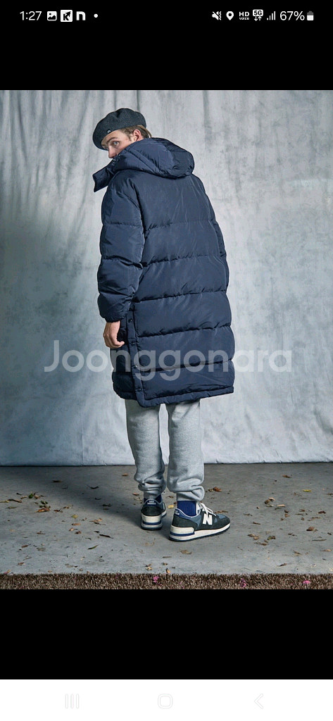 크리틱롱패딩 m사이즈 팝니다. + 새제품 후드 그루브라임m or 유니어패럴 L 둘중하나--2