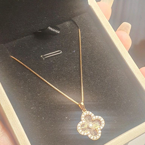 반클 로즈골드 목걸이 (925실버)