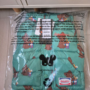 베베드피노 위티 곰돌이 패딩 90 새상품