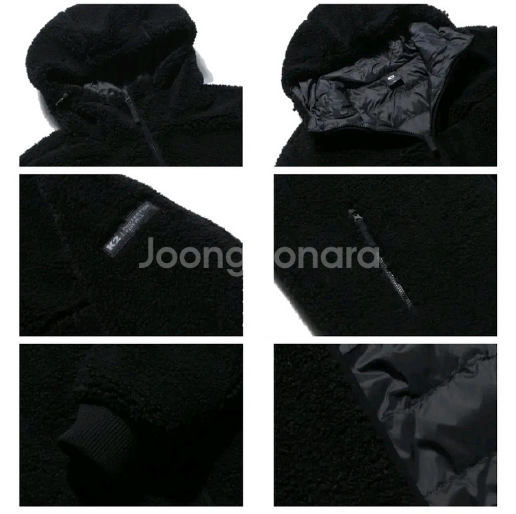 [새제품] K2 뽀글이 양털 후리스 공용90,95,100,105(블랙,베이지)--7