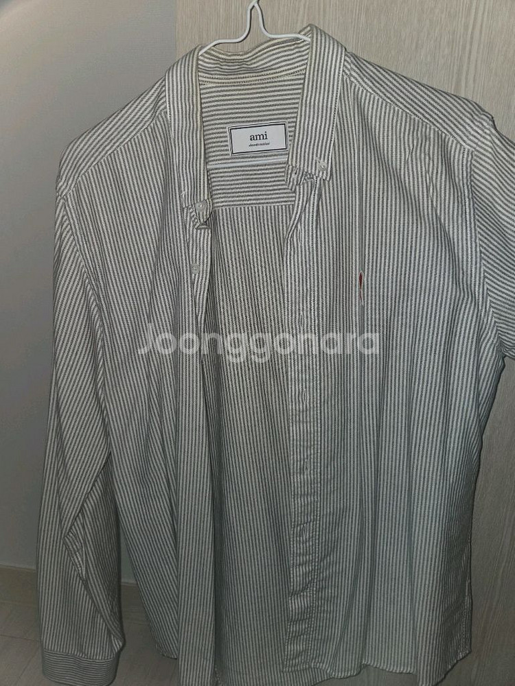 아미 스트라이프 셔츠--2