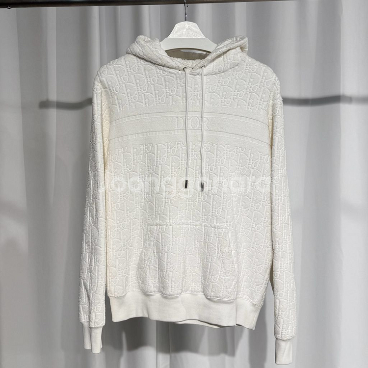 (M)디올 오블리크 테리 후드티--0