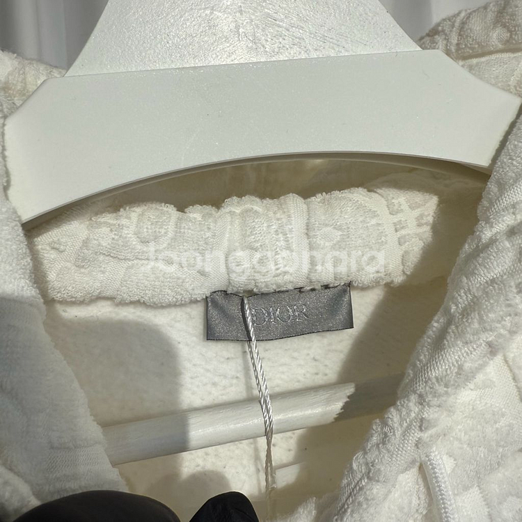 (M)디올 오블리크 테리 후드티--1