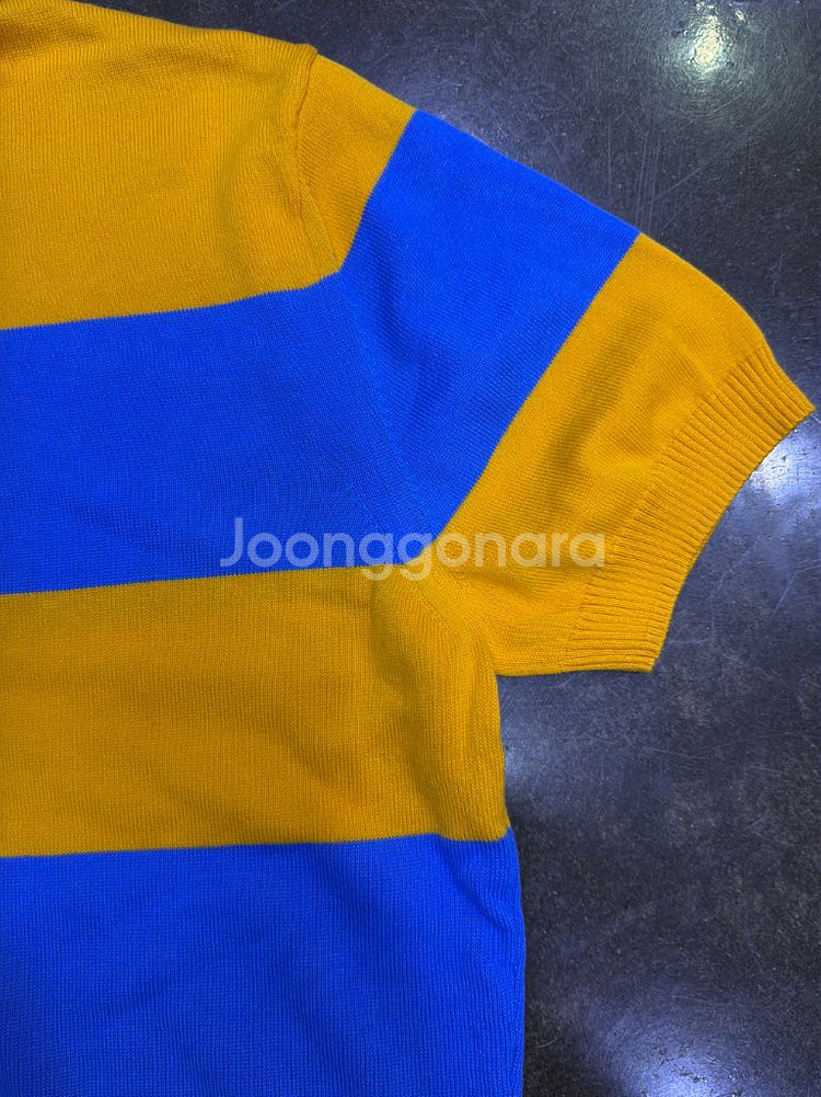 자라 스트라이프 캐쥬얼 니트 럭비티 M--5